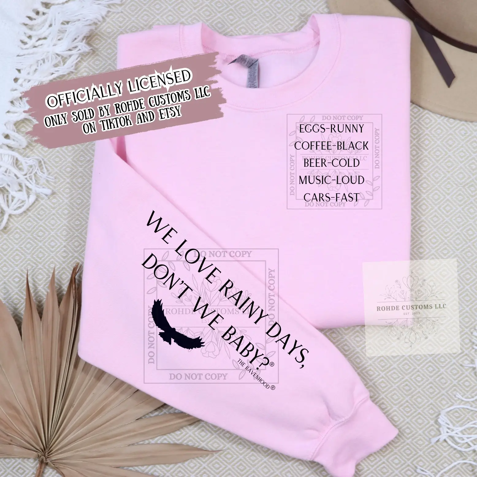 LICENSED Dominic King Ravenhood series sweatshirt