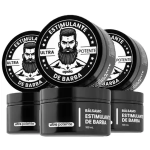 Apolo Ultra Potente Minoxidil Beard Growth Cream - Men's Special Thickening Blend, Super-Strong Beard Stimulant Cream, Target Severe Alopecia Beard, Fast Follicle Wake-Up & Repair Sparse Areas,