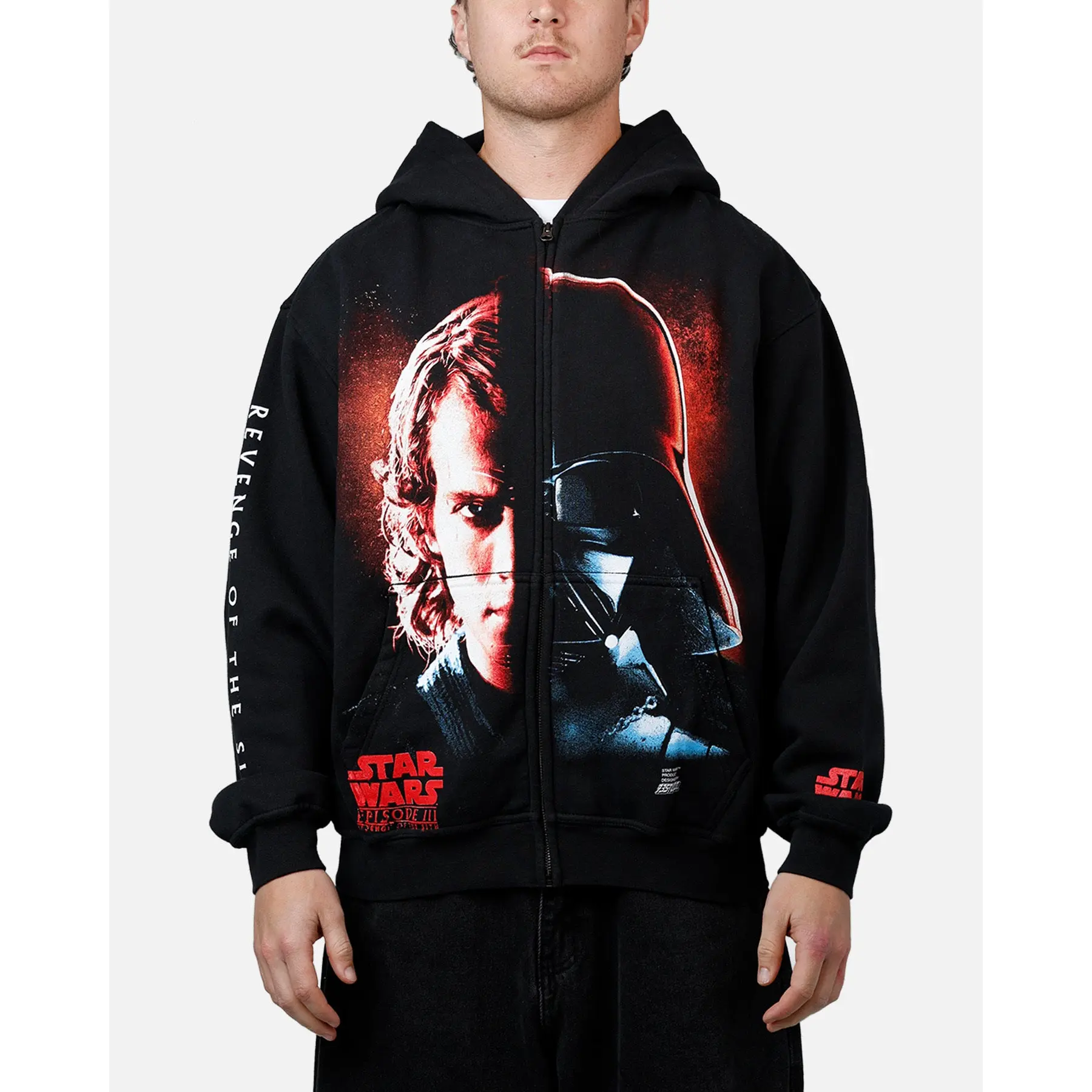 73Studio Star Wars 2005 Vader Zip Hoodie Black