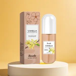 Vegan Vanilla Scented Hair Mist Spray, Body Fragrance Mist, Natural Fresh Fragrance, Fruity Floral Fragrance for Long-Lasting Hair Scent, Perfect for Daily Use & Special Occasions