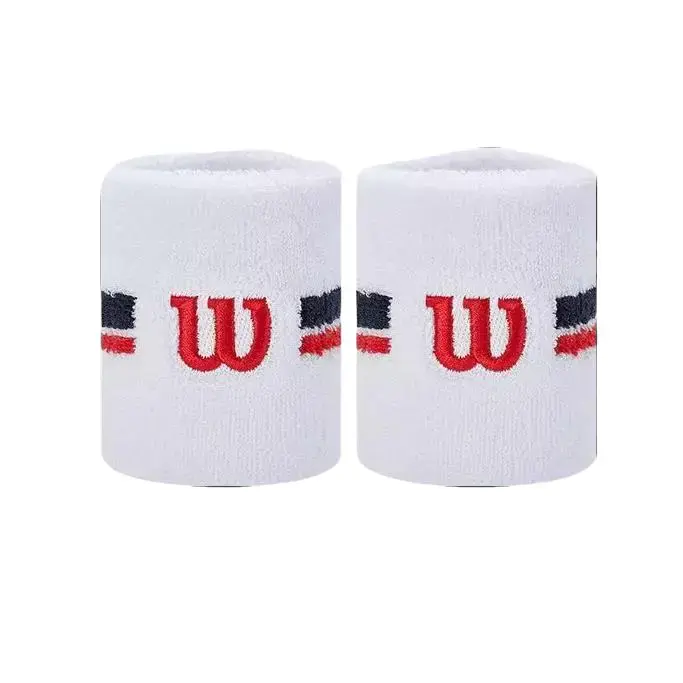 Wilson Unisex Stripe Wristband Sports Wristband, Sweat-Wicking Running Headband for Men & Women, Fitness Gym Yoga Badminton Accessories