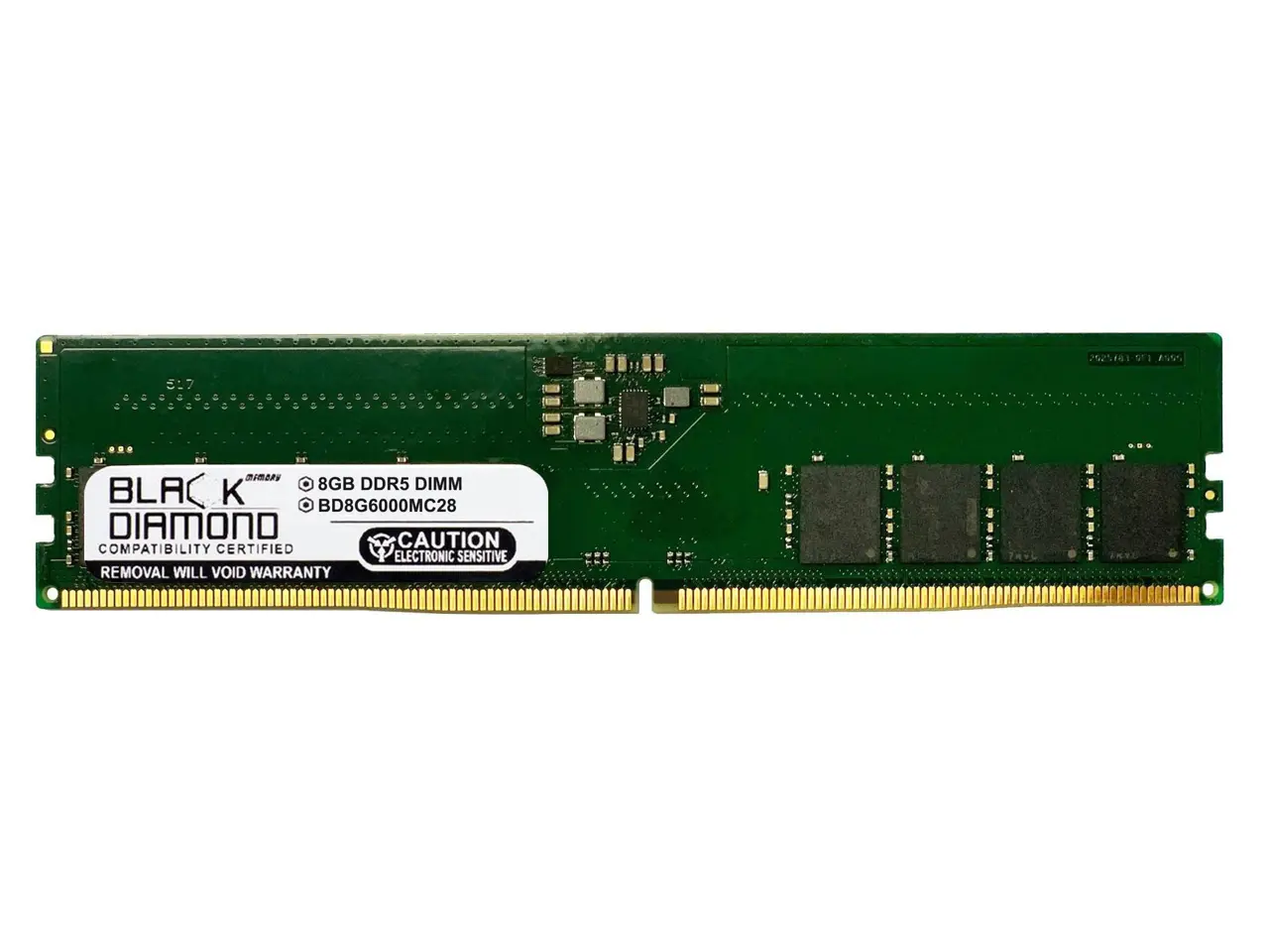 Black Diamond 8GB DDR5 6000 Memory - 288-pin  BD8G6000MC28