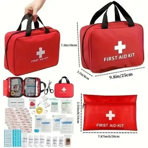 Outdoor First Aid Kit, Portable Bag for Hunting, Hiking, Camping, Includes Emergency Supplies and Accessories for Multi-purpose Use, Christmas Gift, Camping Essentials, Camping Accessories,?Selfcare Antiseptic Disinfectant Healthcare