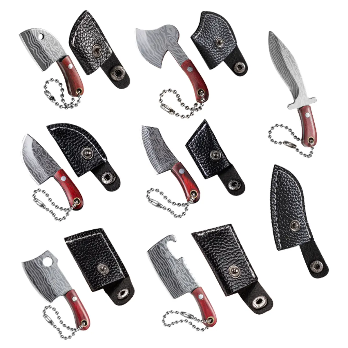 Mini Pocket Knife, Left & Right Hand Design, Lightweight Durable Keychain Tool, Compact Utility Knife for Everyday Use, Stainless Steel Knives, Portable Hand Tool, Versatile Tool, Lightweight Tools