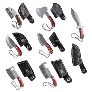 Mini Pocket Knife, Left & Right Hand Design, Lightweight Durable Keychain Tool, Compact Utility Knife for Everyday Use, Stainless Steel Knives