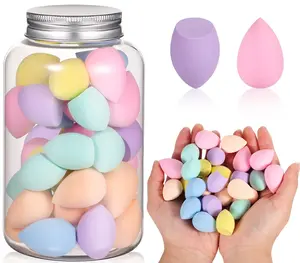Mini Makeup Sponge Set (40pcs) – Multi‑Colour Soft Beauty Sponges for Flawless Foundation & Blending