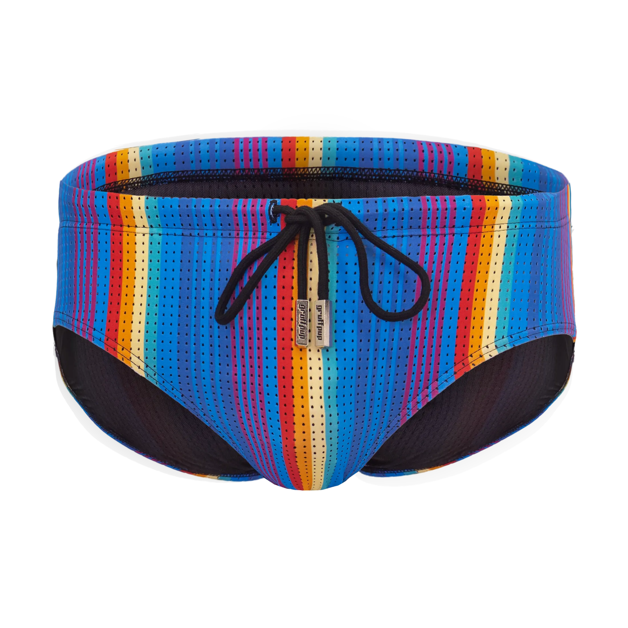 Bulge Boost Swim Brief - Rainbow Ripple