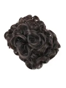 Short Messy Synthetic Curly Hair Dish Hair Bun Extension with Easy Stretch Combs, Updo Scrunchie Chignon Tray Ponytail Hairpiece for Women Girls