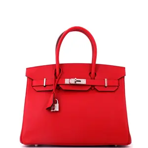 Pre-owned HERMÈS Material Top Handle Bags Hermes by Rebag