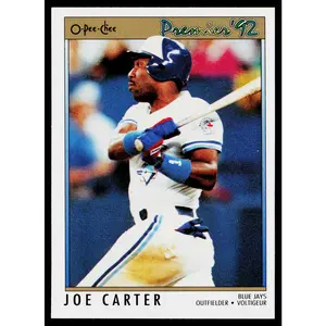 Joe Carter 1992 O-Pee-Chee Premier #194 Toronto Blue Jays