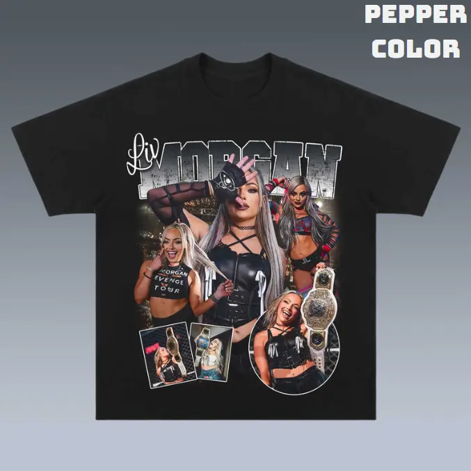 VINTAGE TEE | LIV MORGAN, Prints Vintage T-Shirt, Wrestler Shirt, WWE Shirt, Graphic Tee, Unisex T-Shirt, Gift All Top Menswear Underwear