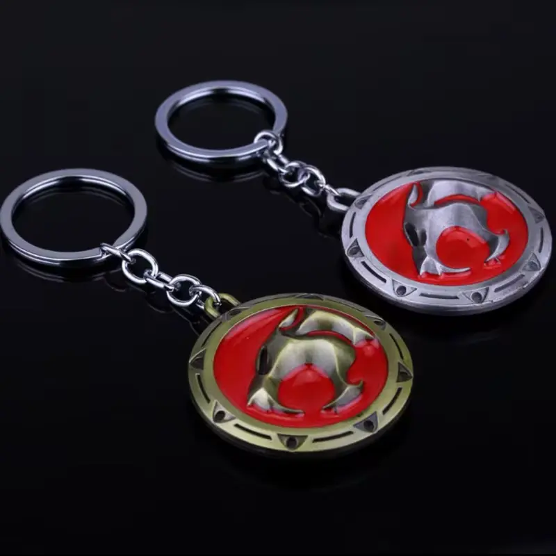 Stylish Keychain, Fashion Accessory Unisex Keychain with Durable Steel Ring & Unique Letters