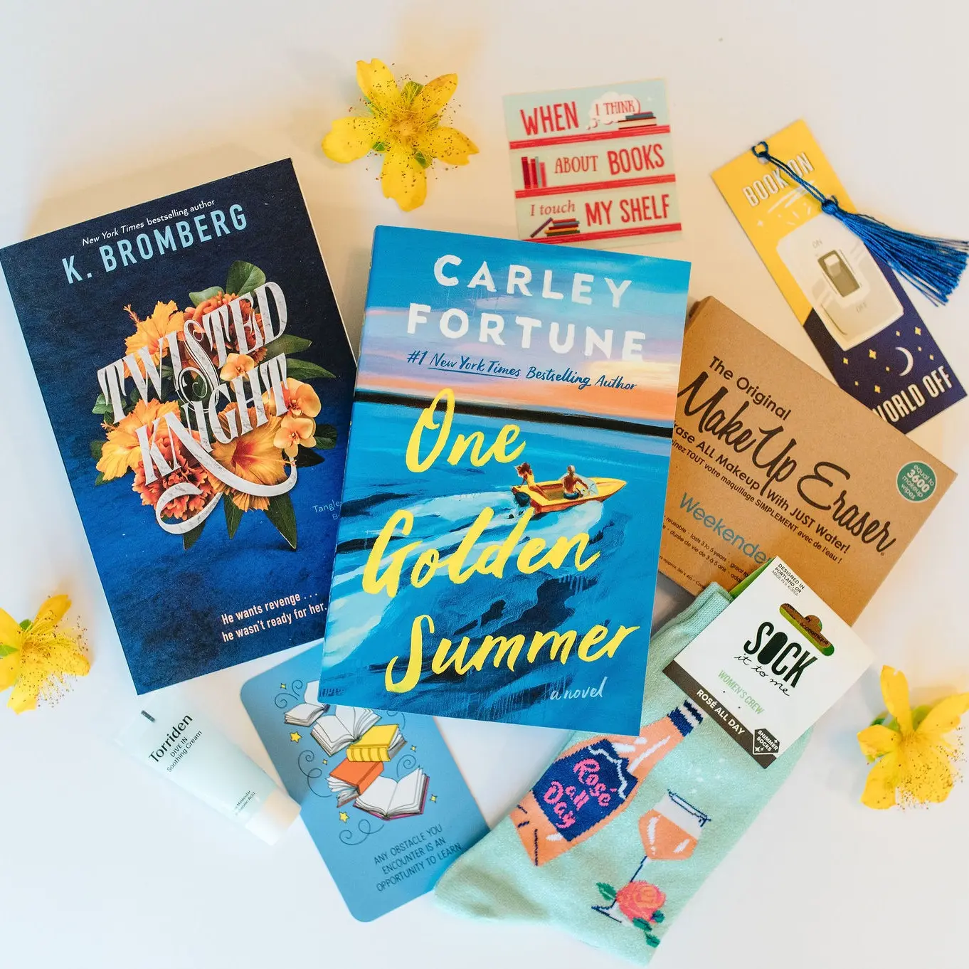 Box of Books: 2 Books and a Novelty Pack (3 shipments over 3 months)