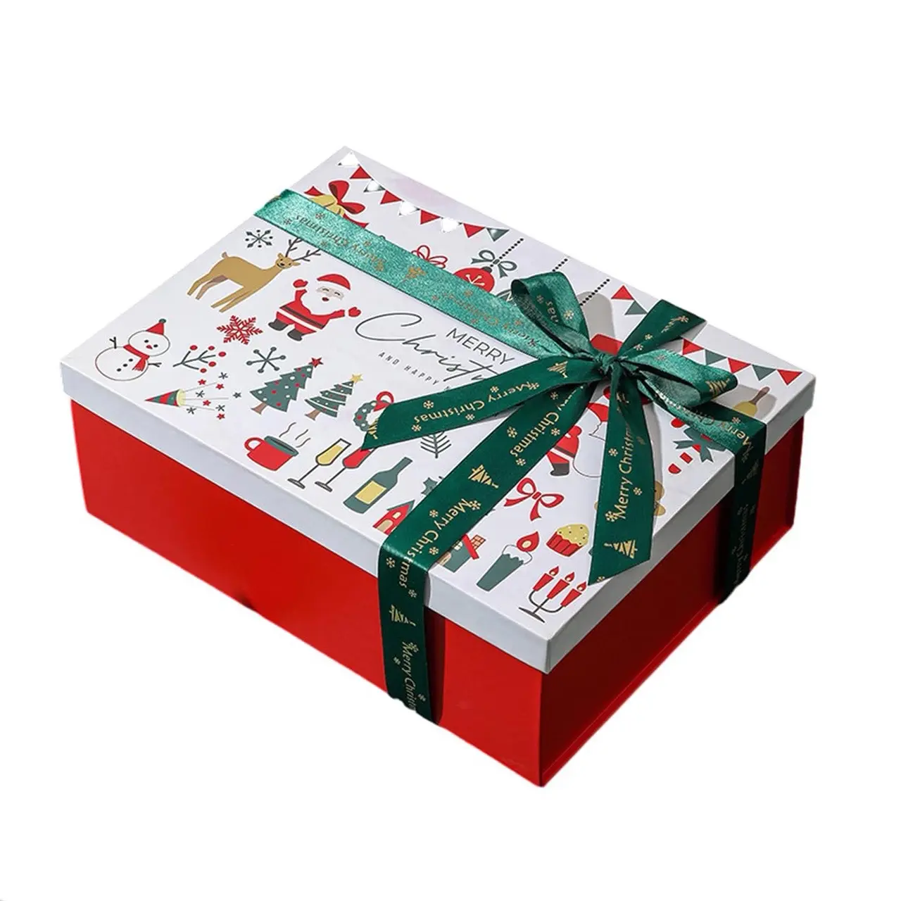 Christmas Large Gift Folding Boxes With Lids