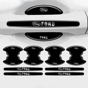 8pcs Set Car Door Edge Protector Strips, Anti-Scratch & Collision Guard Film Car Decals, Truck Car Decal for Ford Focus Mk2/mk3/mk4/fiesta/ranger/mondeo/s-Max