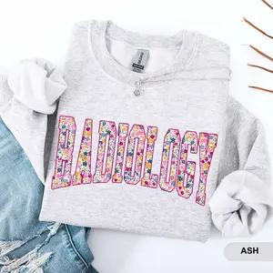 Rad Tech T-Shirt / Sweatshirt / Hoodie, Floral Radiology Technologist T-SHIRT, Rad Tech shirt , Radiology Tech Student Tshirt, Radiology tee Cotton