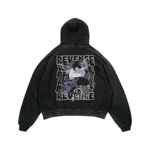 Sasuke Vintage Hoodie | Naruto Anime Hoodie Streetwear Graphic Oversized Fit Collector Edition, Gift For Fan Anime