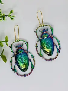 Punk Style Insect Design Dangle Earrings, Fashion Jewelry for Party, Daily Clothing Decor, Trendy All-match & Exquisite Jewelry for Birthday Gift, Animal Print Earrings, Trendy Fashionable Accessories
