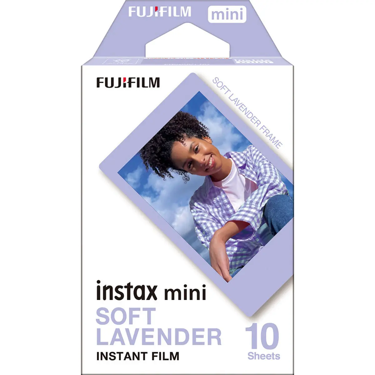 Fujifilm Instax Mini Soft Lavender Instant Film, 10 Exposures