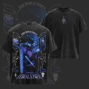 Limited Edition Heolstor - Elden Ring Game | Edition Double Printed Oversize Washed Tee - Hoodie, Elden Ring Fans, RPG Game Graphic Hoodie, Streetwear Unisex Oversize Gift for RPG Game Lovers, Summer Outfits, Gift For Him Her