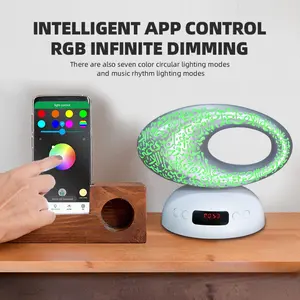 Quran Azan Clock Islamic Muslim Koran Arab Ramadan Bluetooth Speaker Portable Bright Night Light Holy Lamp Arabic Sound Box Music Wireless Caixa De Som Bocina Mp3 Blutooth Altavoces Mini Coluna Home Gift Acoustics