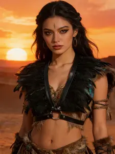 Feather Scarf/shawl Medieval Viking Role Play Costume Prop, Artificial Chicken Feathers Shawl Carnival Halloween Party Stage Performance