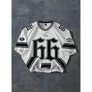 2025 summer new men's T-shirt Casual crewneck T-shirt Chicago letters 3D printed pattern polyester pullover summer daily outdoor