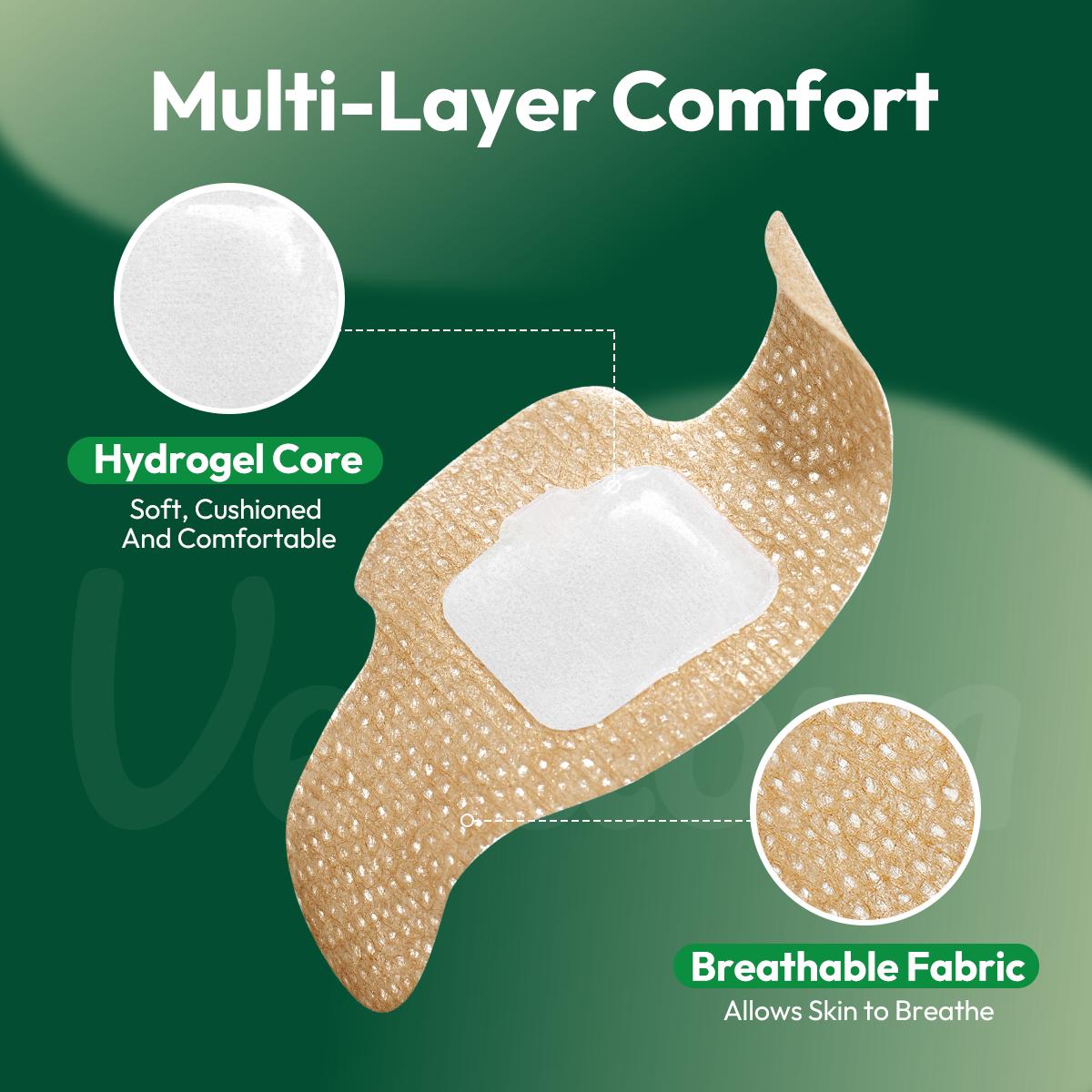 32PCS Fungal Nail Patches – Overnight Nail Repair Patches for Damaged & Discolored Nails, Hydrogel Nail Care Treatment