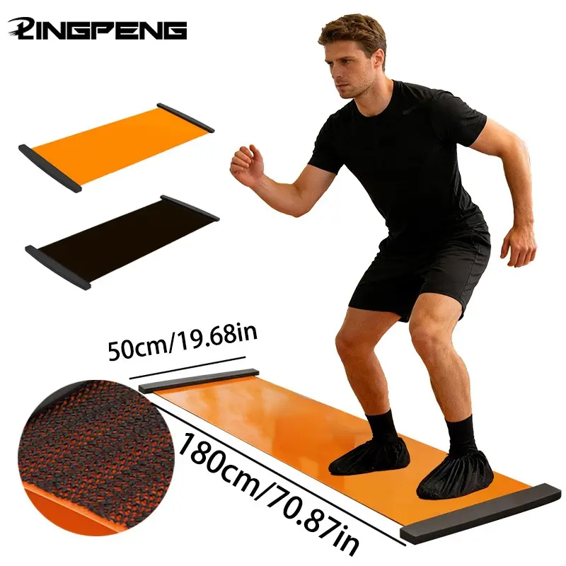 Sports Fitness Glide Plate for Ice Hockey, Roller Skating, Leg Exercise, Yoga Sliding Mat, Core Training Board, Workout Exercise Platform, Home Exercise Equipment, Fitness Tool
