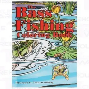 USED-Outdoor Youth Adventures Bass Fishing Coloring Book by Chris Armstrong (Paperback)