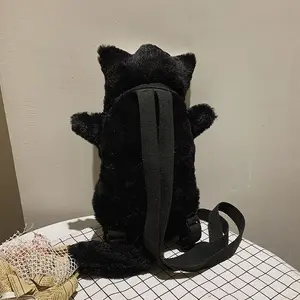 Starbucks 2025 Halloween Demon Skull Cat Plush Backpack Class Bag