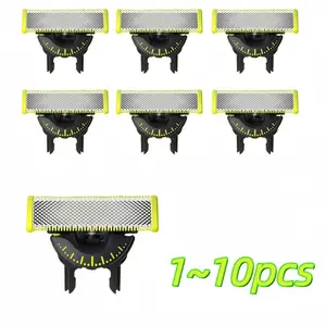Replacement Blade Set for Oneblade Small T Knife Qp210/50 2523 2630 2527qp652, 1-10 Blades Beard Trimmer Accessories, Men's Perfect Gift Tool