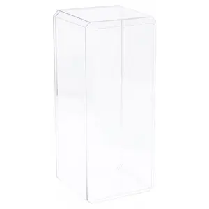 Pioneer Plastics Plastic Beveled Edge Display Case, 5" W x 5.5" D x 13" H (Mailer Box)