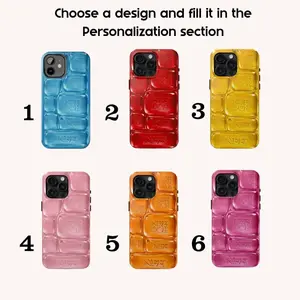 NeeDoh Cool Crush Ice Cube Phone Case, 3D Visual Printed Graphic Hard Phone Cover For Iphone Models 17,16, 15, 14, 13, 12, 11 Pro Max