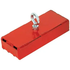 212 MAIN Strong Magnetic Heavy-Duty Retrieving Magnet with Eyebolt, Rope Attachment, 150lb High-Capacity Metal Retrieval Tool (Model 456-07542)
