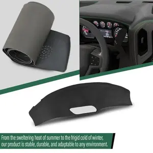Fit For 1993-1996 Pontiac Firebird Soft TPE Dashboard Dash Cover Overlay Black