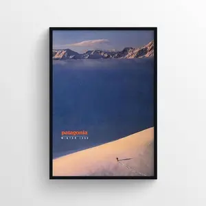 [Sale off up to 65%] [No frame, Free Ship] Patagonia 1990 Winter Magazine Poster art - home decor - wall hanging - landscape poster (No Frame)