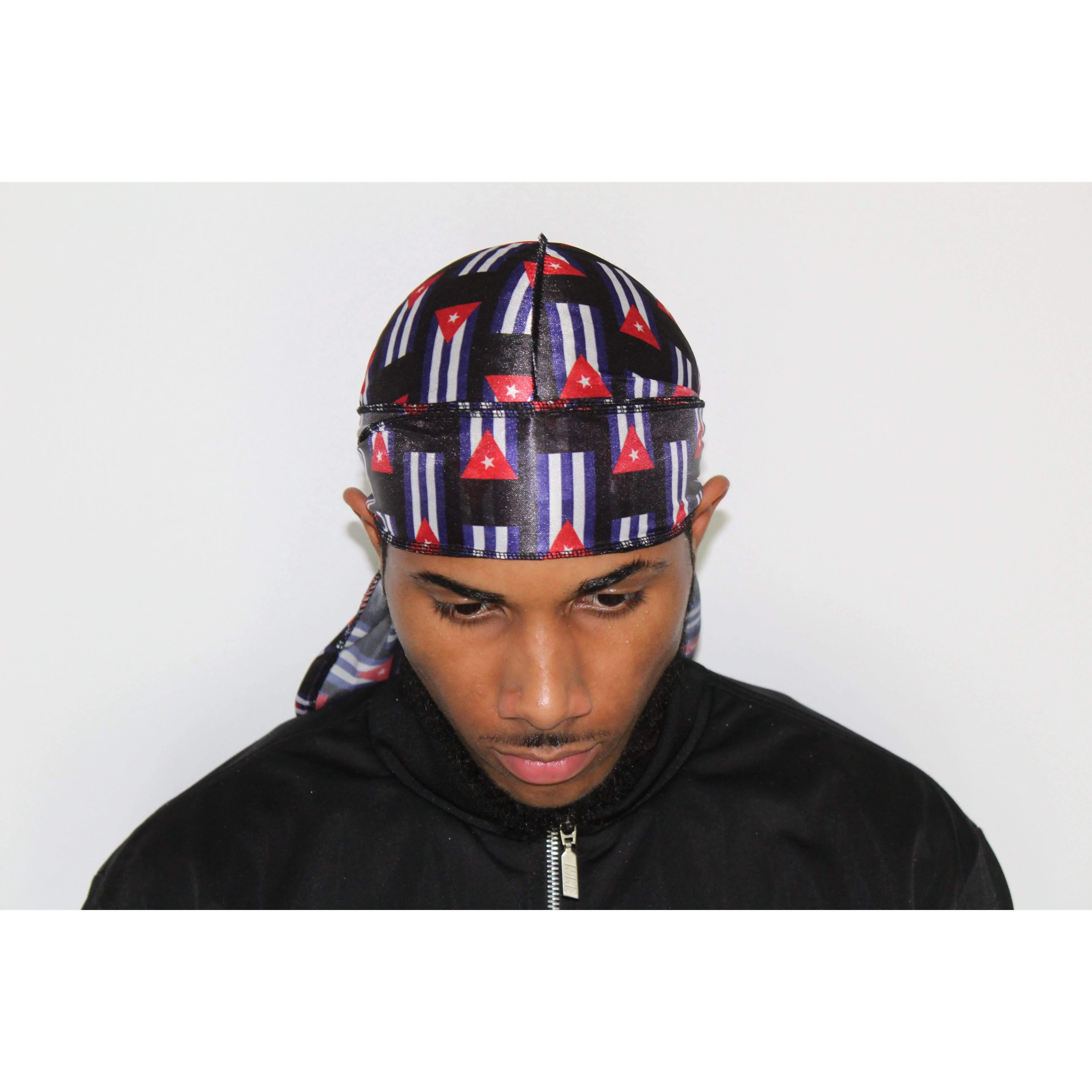 Cuba Flag Silky Durag Cuba Flag Silky Durag