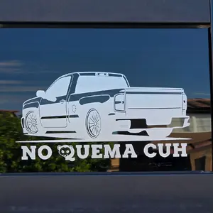 Troka Tumbada Vinyl Decal - No Quema Cuh Car Sticker for Vehicle Decoration