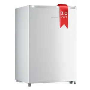 Upstreman mini freezer mini fridge 3.0 Cu.ft Small Mini Freezer Upright with Reversible Door Fast Cooling 5 Thermostat Ice Trays Defrosting Tools for Home Dorm White UP30 Compact Design Efficient Cooling