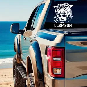 Clemson Tiger Decal for Car Yeti Cup Cooler or Any Hard Surface Awesome Design Perfect for Vehicle Personalization