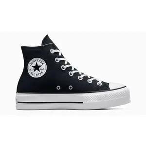 Converse Womens Chuck Taylor All Star Lift Platform Hightop Shoes - Black 560845C