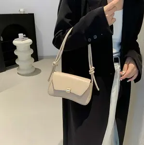 Minimalist Shoulder Handbag, Classic Flap Satchel, Portable Daily Carry Purse for Office and Casual Use