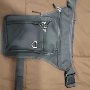 Men's Solid Detachable Strap Waist Thigh Bag, Multifunctional Waterproof Zipper Design Sports Bag, Summer Bags, Outdoor Sports Bag for Men, Fall Outfits, Fallfreshness, Tactical Pack, Waist Belt Bag