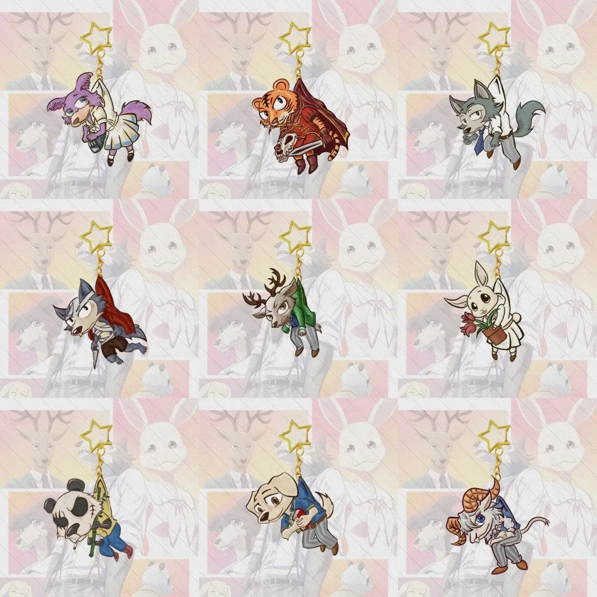 BEASTARS Acrylic Keychain, Bag Charm, Gift for Fans
