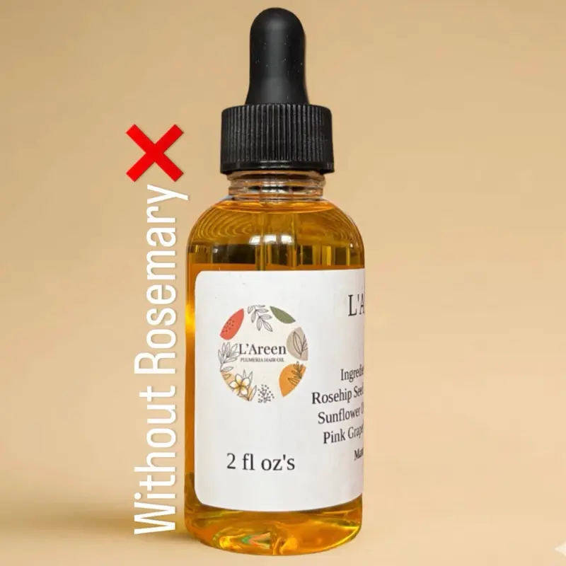 Plumeria Scented Hair Oil, Lightweight Daily Nourishing Treatment for Frizz Control, Dryness, and Shine - For All Hair Types, 2 fl oz