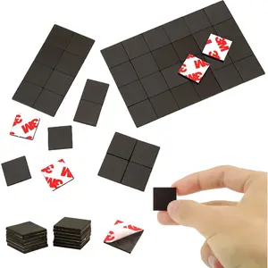 Magnetic Squares with Adhesive Backing(144PCS Each 3/4" x 3/4"),Self Sticky Pre-Cut Magnet Tape Strip For Family Activities,Peel and Stick for Cards/Picture/Poster (80mil Magnet)