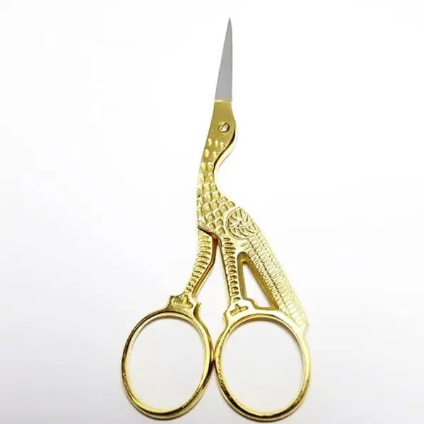 Jabiru Gold Nail Scissors, Hand Tools with Sharp Blade for Precise Nail Trimming
