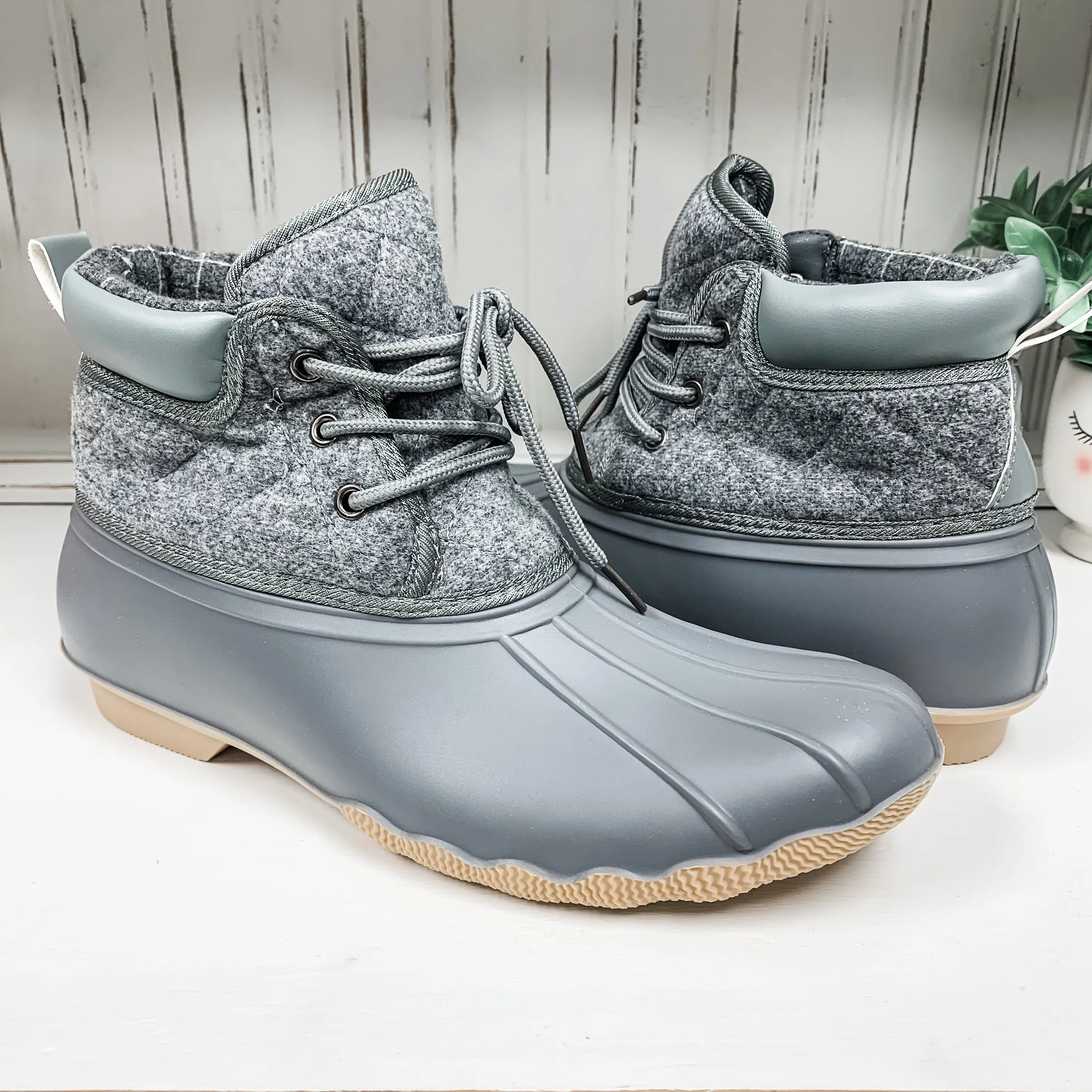 Quack Duck Boot - Grey