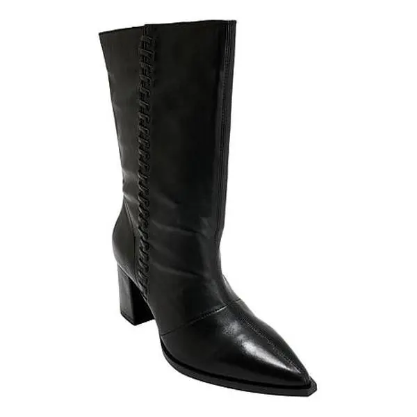 Vince Camuto Lorrys Suede or Leather Mid-Calf Bootie